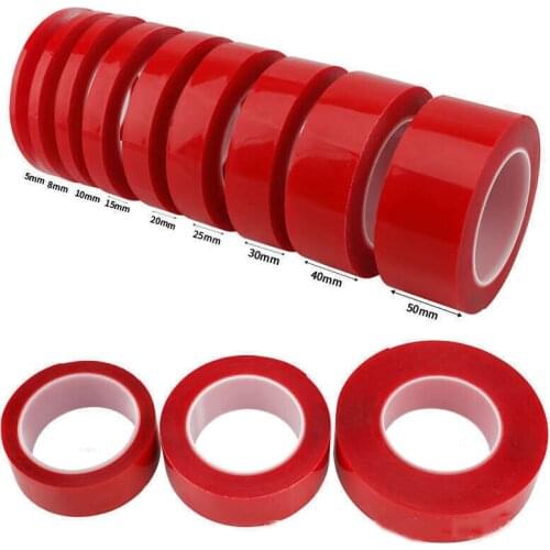 Double Sided tape Nano tape 3m 5/8/10/15/20/25/30/40/50mm Width Transparent tape Washable Adhesive Nano Traceless Sticker Glue