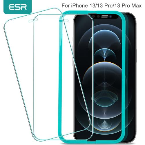 ESR 2pcs Screen Protector for iPhone 11 Pro Max X XS XR XS Max Pro Max 3D Full Cover Tempered Glass Screen Protective for iPhone