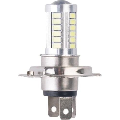 Hot Sale H4 33SMD LED Motorcycle Headlight Bulbs 800LM 6500K Led Moto Motorbike Daytime Running Light Car Lights New