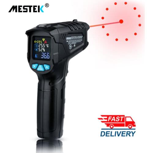 Digital Infrared Thermometer -50~600C Laser Temperature Meter Gun Digital LCD Industrial Outdoor Laser Pyrometer IR Thermometer