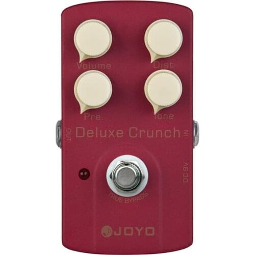 JOYO JF-39 Deluxe Crunch Electric Guitar Pedal with True Bypass Stompbox Accessory Parts Effect