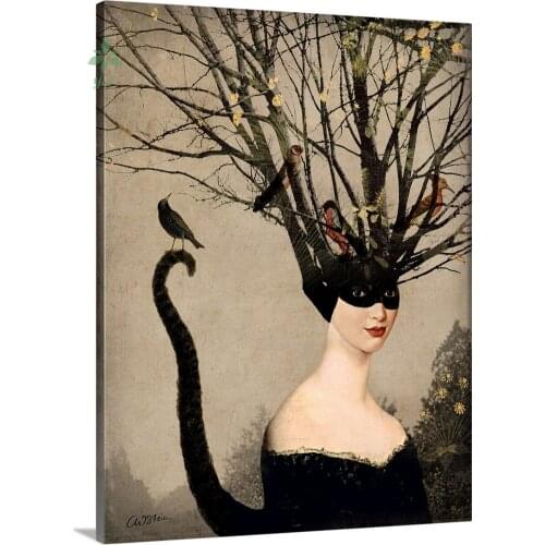 The Characters And The Cat Wall Art