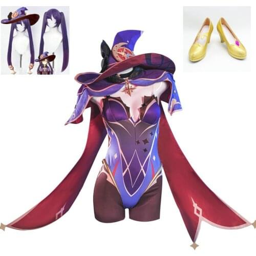 Game Genshin Impact Mona Cosplay Costume Halloween