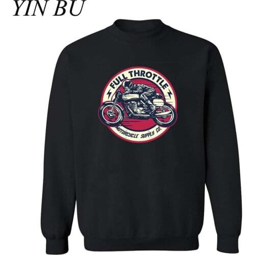 Cafe Racer Motorcycle Hoodies Men Funny Hoodies Vintage Sweatshirt Men Harajuku Tracksuit Mens Top