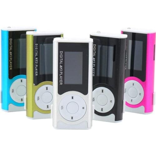 1.3 inch LCD Screen Clip USB Mini Mp3 Music Player Support 16GB Micro SD Card