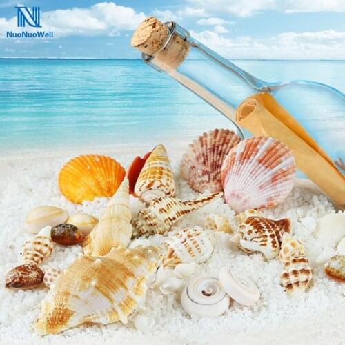 NuoNuoWell 200g-Pack 3-9CM Natural Shell Conch SeaShells Fish Tank Ornamental Aquarium Craft DIY Home Mediterranean-style