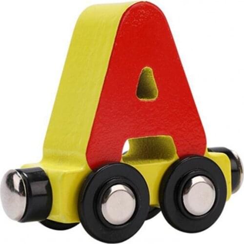 27Pcs/Set Alphabet Train Toy Magnetic Early Cognition Children Gifts Educational Toy for Toddlers