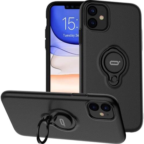 Anti-Scratch Shockproof Case for iPhone 11 Pro Max X XS XR XS MAX Cover with 360 Degree Rotation Ring Kickstand Car Magnetic