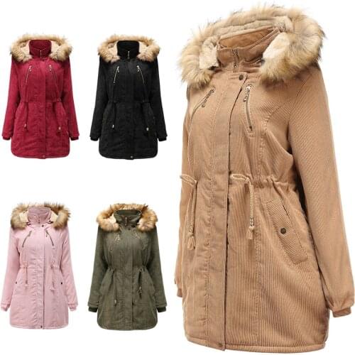 ROSYLION Women's Parkas With Fur