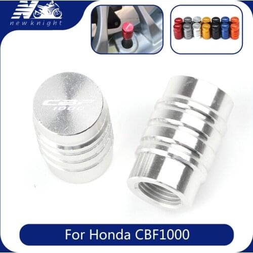 With Logo 2 Pcs For Honda CBF1000 All Year Motorcycle Accessories CNC Aluminum Tire Valve Caps Wheel Stem Air Airtight Covers
