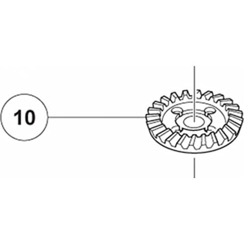 Gear 328364 For Hitachi G18DSL G18DMR G18DL G18DBVL G18DBL G18DBAL G14DBL