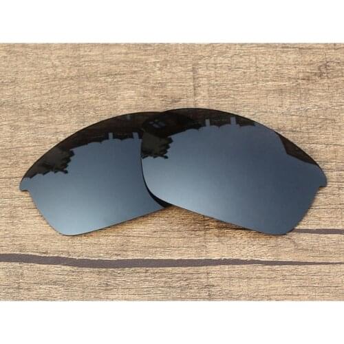 Vonxyz Stealth Black Polycarbonate Replacement Lenses for-Oakley Flak Jacket Frame