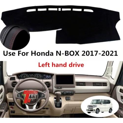 TAIJS Factory High Quality protective Leather Car Dashboard Cover For Honda N-BOX 2017 2018 2019 2020 2021 Left hand drive