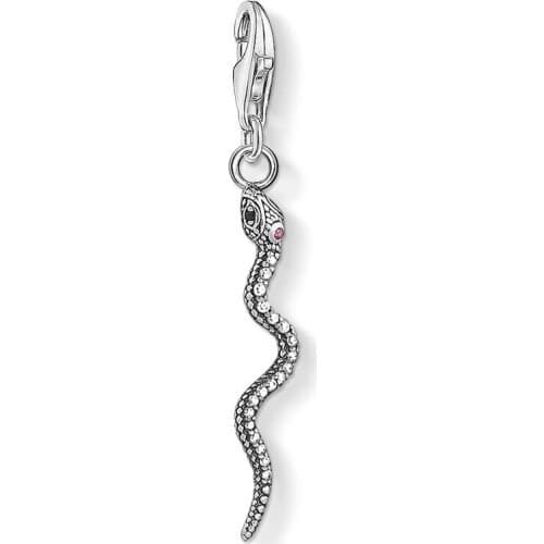 Snake Charm Pendant Europe Style 925 Sterling Silver Jewelry Accessories For Women Men Gift Fit Bracelet Necklace 2021 Brand New