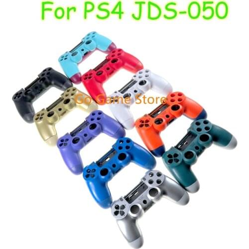 10sets For ps4 JDS-050 JDS 055 with buttons inner frame full front back cover case JDM 050 controller housing shell case