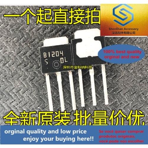 10pcs only orginal new 2SB1204S 2SB1204 silk screen B1204S TO-251 in-line FET best item