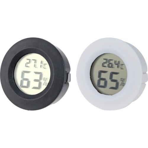 30 Pcs Mini LCD Digital Thermometer Hygrometer Temperature Humidity Meter Detector Thermograph Fahrenheit/Celsius Wholesale X2