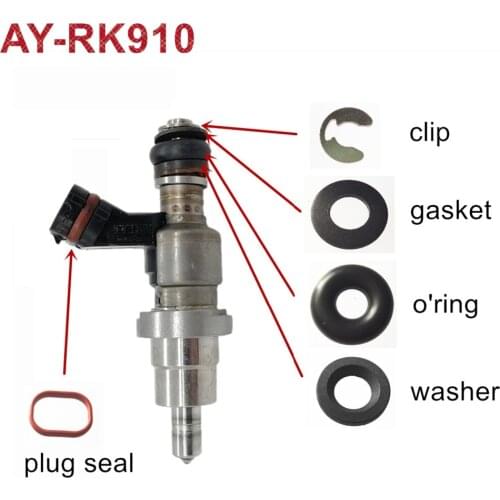 50sets Fuel Injector Repair Kit For Toyota Avensis RAV4 OPA 1AZFSE 2325028030 2320928030 23250 28070 23250-28090 (AY-RKG910)