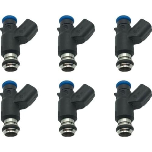 6Pcs Car Fuel injector FOR Japanese Car mitsubishi Junjie 1.8L L4 4G93 2000~2016 oem: 25377440