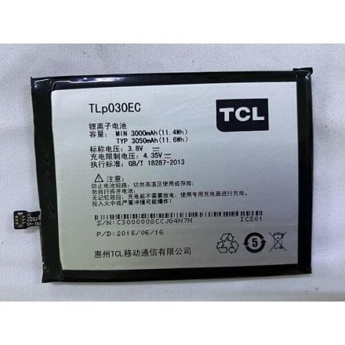 HUSHITONG New Battery 3050mAh TLP030EC Battery For TCL 3S M3G / UMI EMAX Mini 4G LTE Snapdragon 615 Octa Core 5.0" FHD 1920x