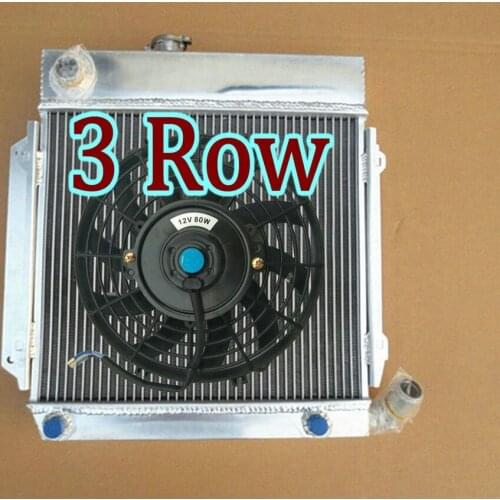 40MM Aluminum Radiator For BMW 02 2-Series E10 1502/1600-2/1602/1802/2002 TII/TI TURBO M10 1966-1977 AT/MT + FAN