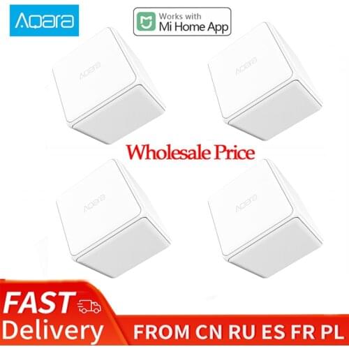 Xiaomi Aqara Magic Cube Control Zigbee Version Controlled by Six Actions For Smart Home Device Magic Cube Work With Mi Home App