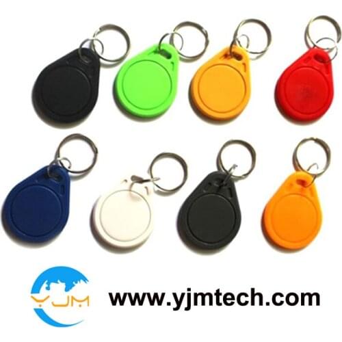Free shipping 100pcs/lot ABS03-EM4305 125Khz Rewritable RFID Proximity ID Keyfobs with EM4305 chip writable keytags