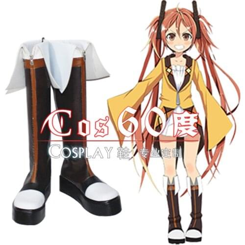 Black Bullet Enju Aihara Halloween Cosplay shoes S008