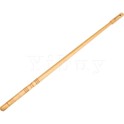 Yibuy Wooden Flute Cleaning Rod Cleaning Stick Flute Cleaner Swab Tool Woodwind Instrument Replacement Parts