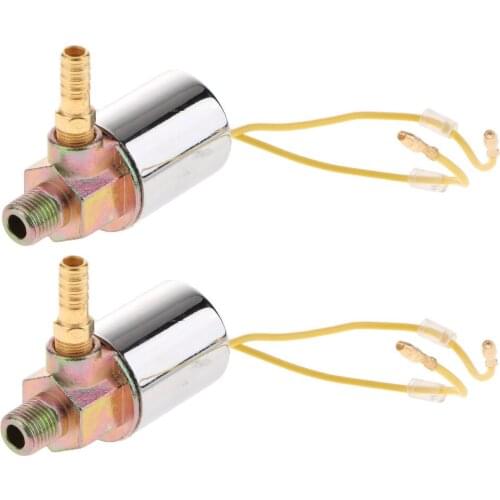 2x 12V Car Truck Lorry Air Horn Electric Solenoid Valve Heavy Duty 1/4"