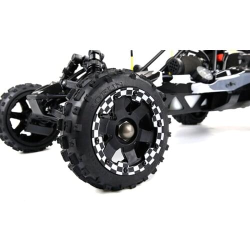 Second-generation Wheel Hub Outer Ring and Sticker Kit for 1/5 Hpi Rovan Km Rofun Baja 5b 5t 5sc Truck Rc Car Parts