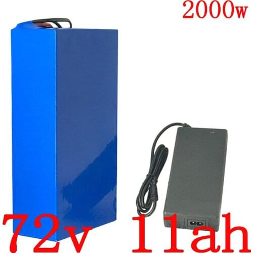 72V 10ah lithium battery pack 72V 1000W 1500W 2000W electric scooter battery 72V 10AH electric bike batttery with 84V charger