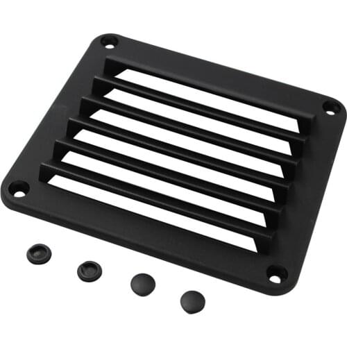 Marine Boat Air Hose Thru Vent 5-1/2 x 4-7/8 inch 14 x 12.4cm, Black