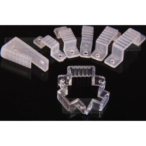 1000pcs /lot LED Strip Connector Silicon clip For 10mm Width SMD5050 Light Strip Flexible Light Strips fixing holder