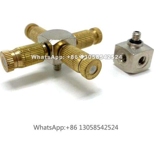 High Pressure Anti-drop Water Mist Nozzle, Fog Misting Nozzle, Slip Lock Connector, Misting System Connector, 4 Nozzle Seats