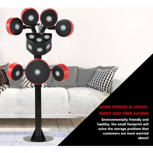Standing Boxing Target Training Vertical Foot Target Fitness Decompression Steel Pipe + Sponge Kick Boxing Equipment GBQ611