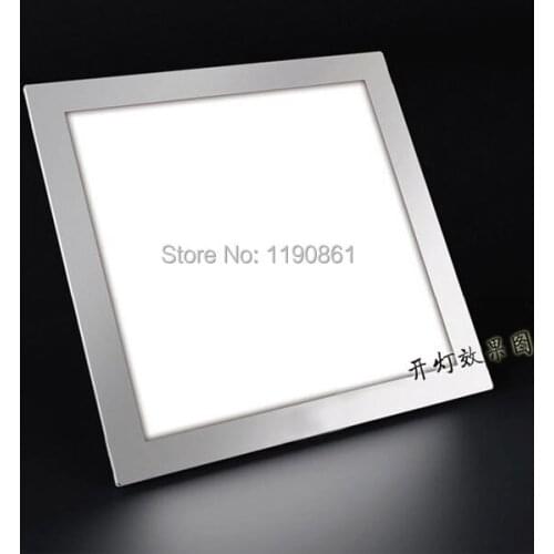 Ultra thin design 24W LED recessed light grid downlight ceiling panel light square10pcs/lot free shipping