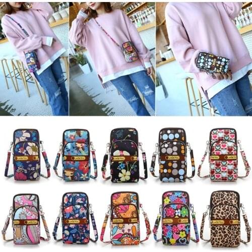 Women Crossbody Mobile Phone Shoulder Bag Pouch Case Belt Handbag Purse Wallet