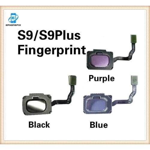 10 Pcs Touch ID Fingerprint Sensor Home Flex Cable Ribbon For Samsung S9 S9+ G960F G965F Replacement Parts