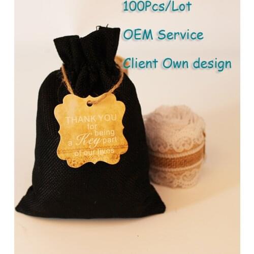 100pcs DIY Kraft Tags Valentines Day Labels Gift Wrapping Paper Hang Tags Santa Claus Paper Cards Party Wrapping Supplies