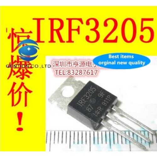 30pcs 100% orginal new real stock IRF3205 IRF3205PBF field-effect tube used in inverter and other 55 v 110 a 200 w