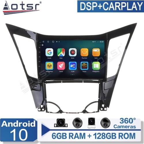 6+128G Android 10 For Hyundai Tucson 2006-2013 Auto Surround View Camera Car Multimedia Player Stereo Radio GPS Navigation