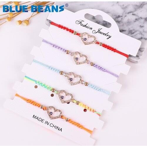 BLUE BEANS Friendship Bracelets