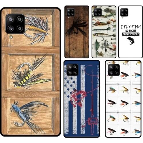 Fly Fishing Lure Case For Samsung A51 A71 A31 A11 A21S A20e A12 A32 A42 A52 A72 A02S A10 A30S A40 A50 A70