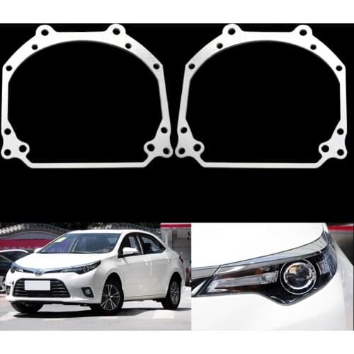 Car Styling frame adapter module set DIY Bracket Holder for Toyota Levin 2014 2015 2016 Hella 3r 5 Projector lens