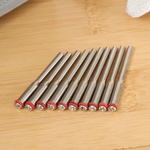 3.175mm Polishing Wheel Mandrel Diamond Cutting Disc Mandrels Cutting Wheel Holder for Rotary Tool Dremel Accessories 10pk