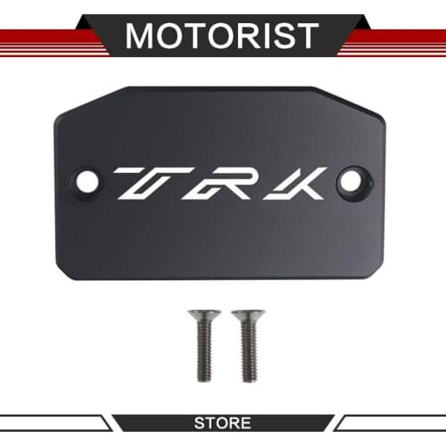 FOR BENELLI TRK502 TRK 502 2018 CNC Aluminum Motorcycle Brake Fluid Fuel Reservoir Tank Cover Cap