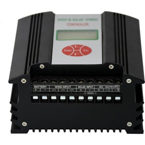 900W 24V/48V wind solar hybrid controller( 600w wind + 300w solar+LCD display) / hybrid regulator charger