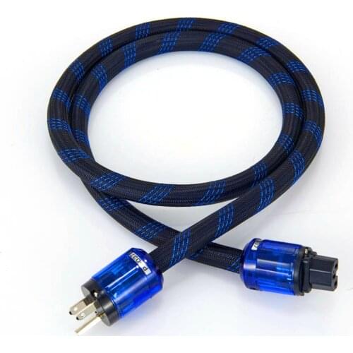Hi-end OFC Copper US version audio Power Cable, P-037+C-037power plug connector jack, HIFI US Plug Extension power cable