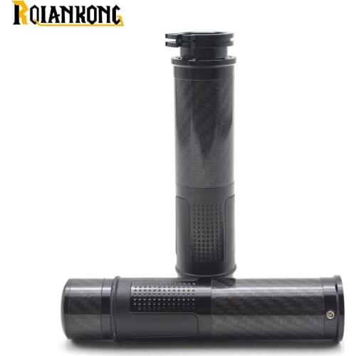 Hot!CNC 22\24mm Motorcycle Carbon fiber Hand Handle Grip Handlebar Cap for Honda CBR 600F 600RR 900RR 929RR 1000RR 954RR